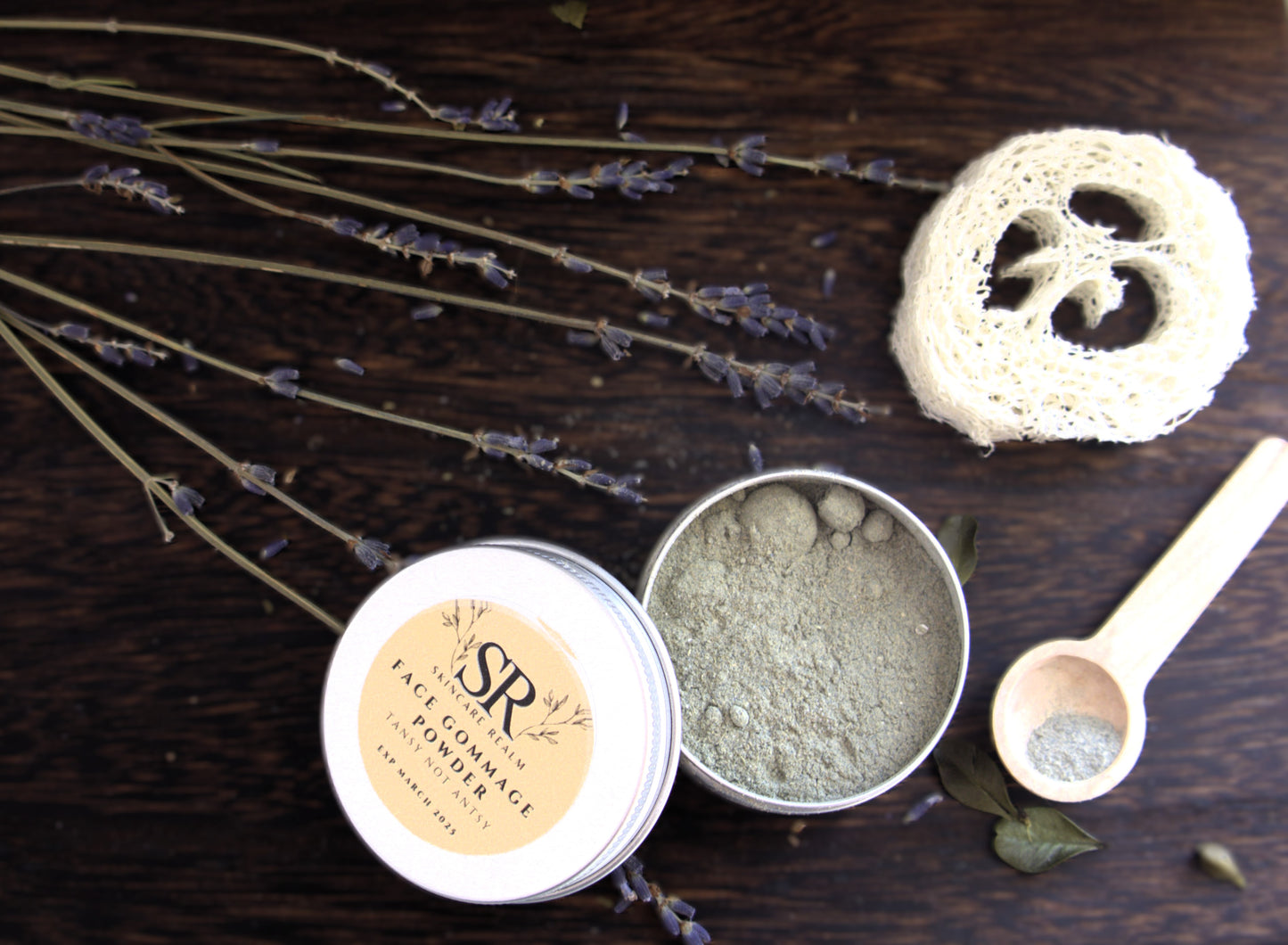 Natural Face Scrub Exfoliating Powder with Organic Ingredients